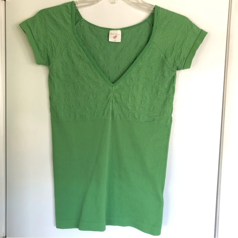 NWOT beautiful green 🌱 💚 Blu Chic Top - Picture 1 of 4